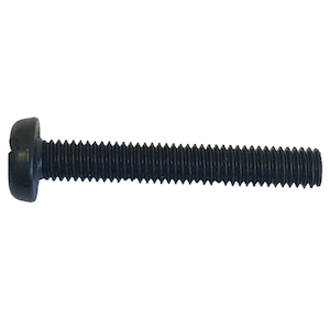 M6 x 40mm Machine Screws Slot Pan Head (Black) (MET.20)